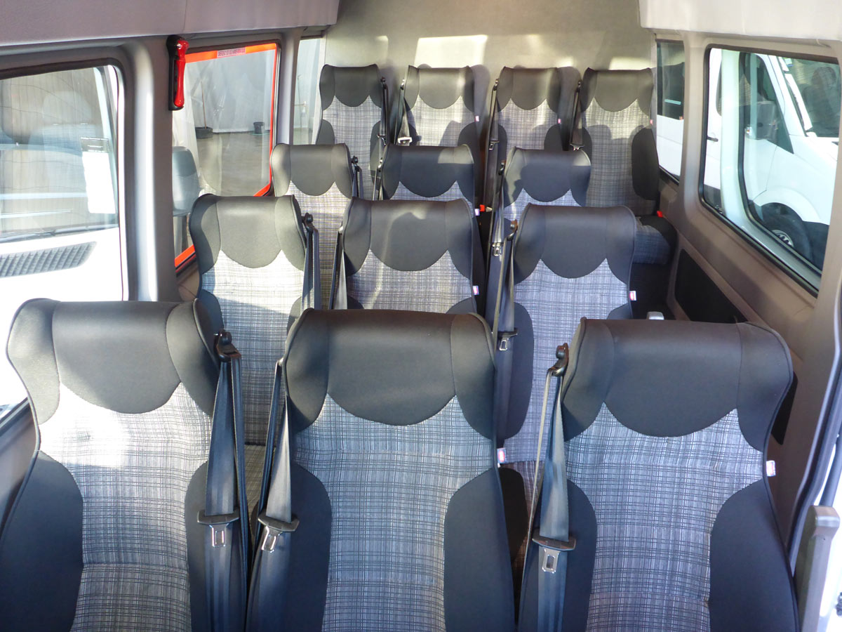 15 Seater Luxury Coach - Interior