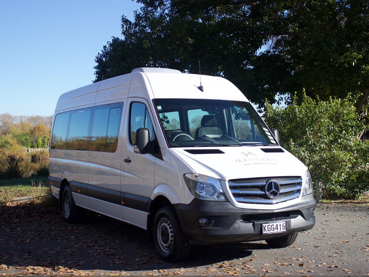 15 Seater Luxury Coach - Side